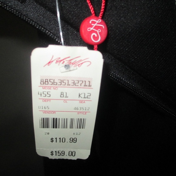 Z Spoke Black L/S Ponte Dress Sz 8 - Picture 5 of 7